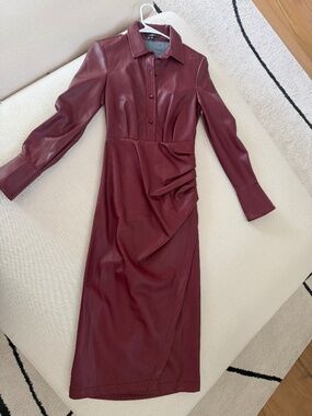 Red Long Sleeve Dress